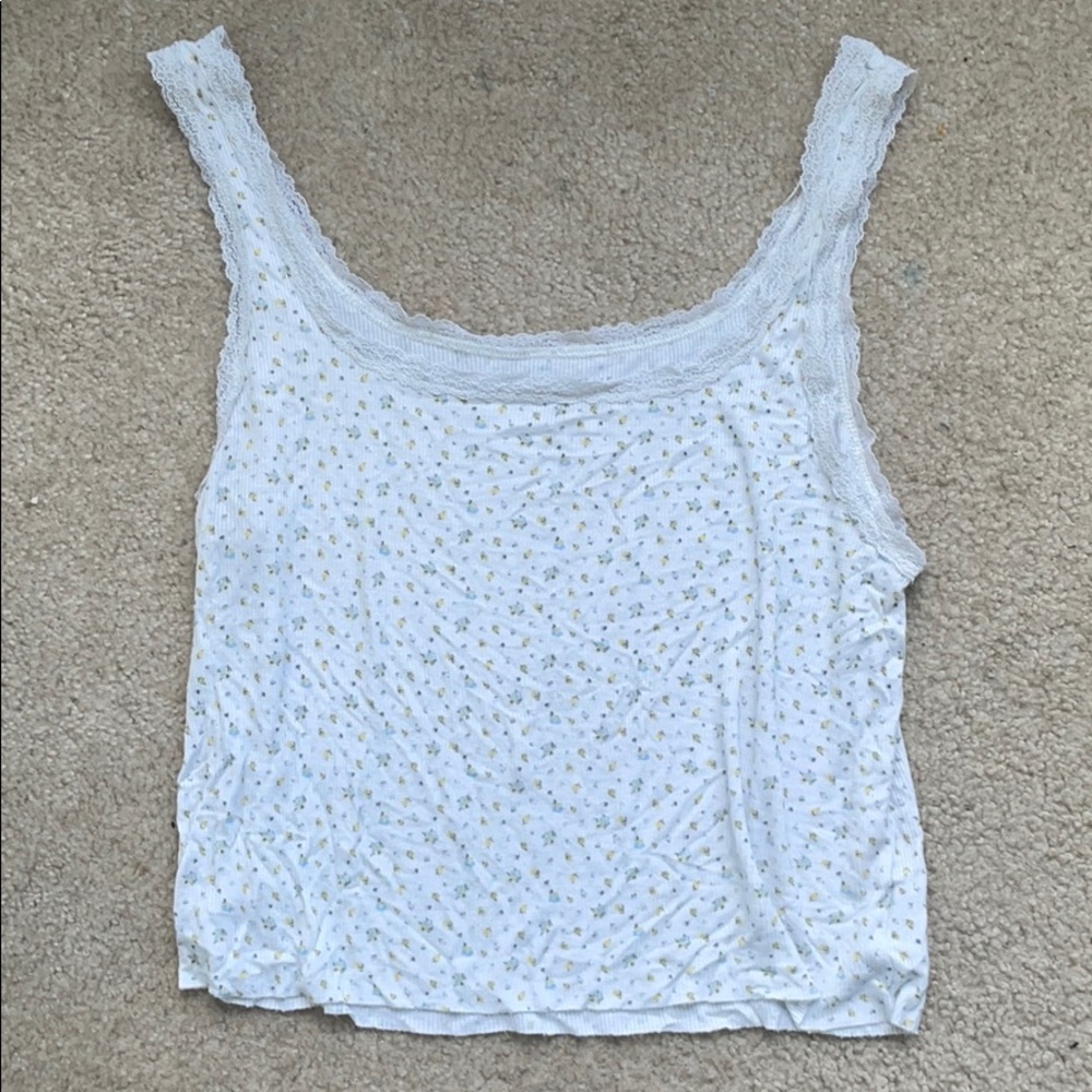 American Eagle Soft & Sexy Ribbed Crop Top